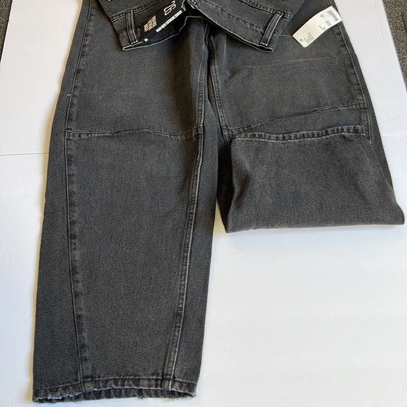 NWT BDGashed  Urban Outfitters RIh Extreme Baggy Jean - WBlack Denim - Picture 10 of 15